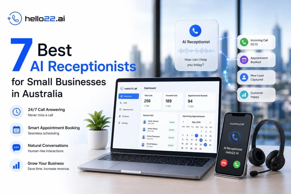 7 best AI receptionist solutions for small businesses in Australia compared by features and pricing