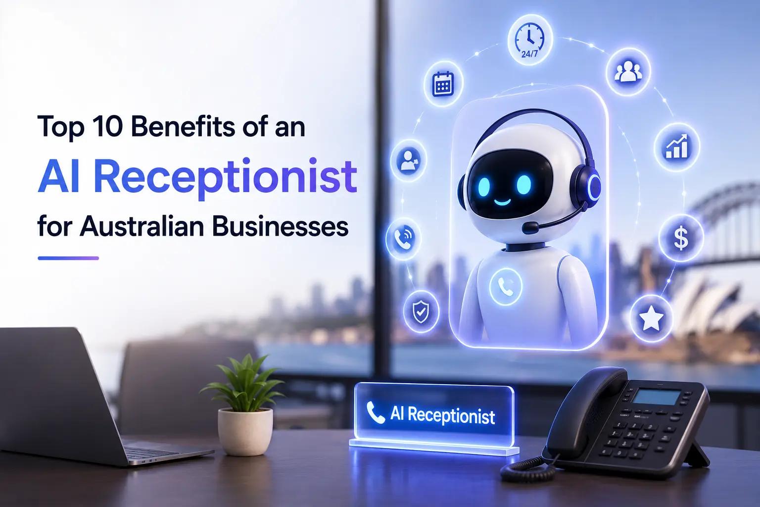 Top 10 Benefits of an AI Receptionist for Australian Businesses