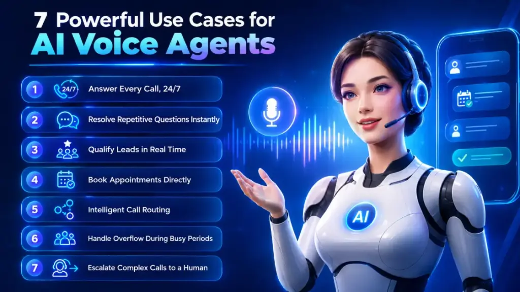 7 Powerful Use Cases for AI Voice Agents 