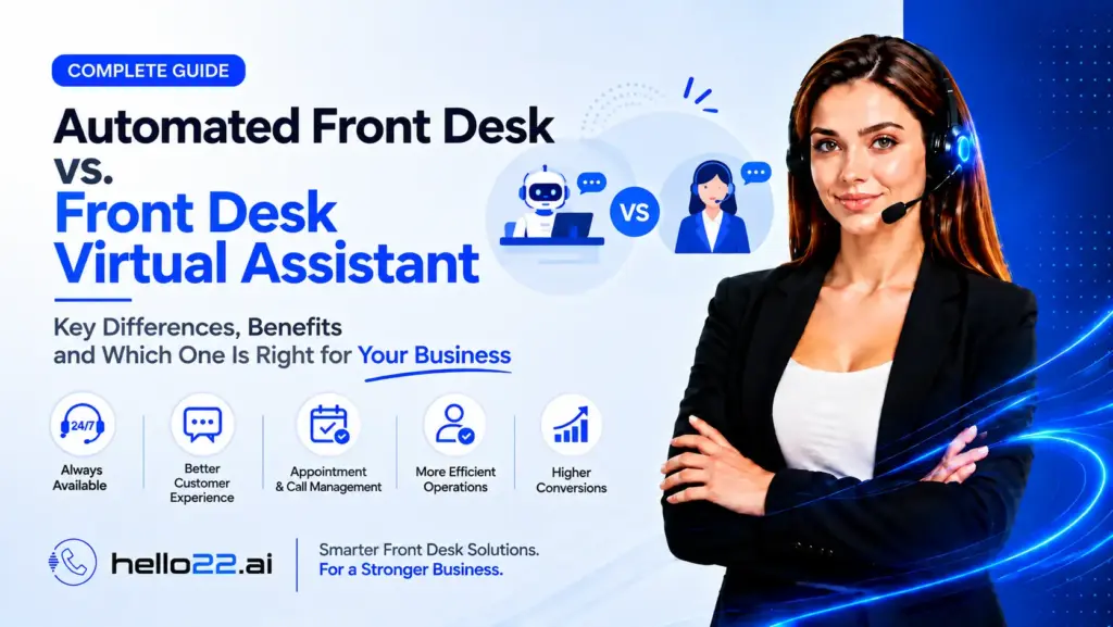 Automated front desk vs front desk virtual assistant comparison