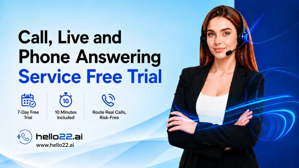Call, live, and phone answering service free trial checklist