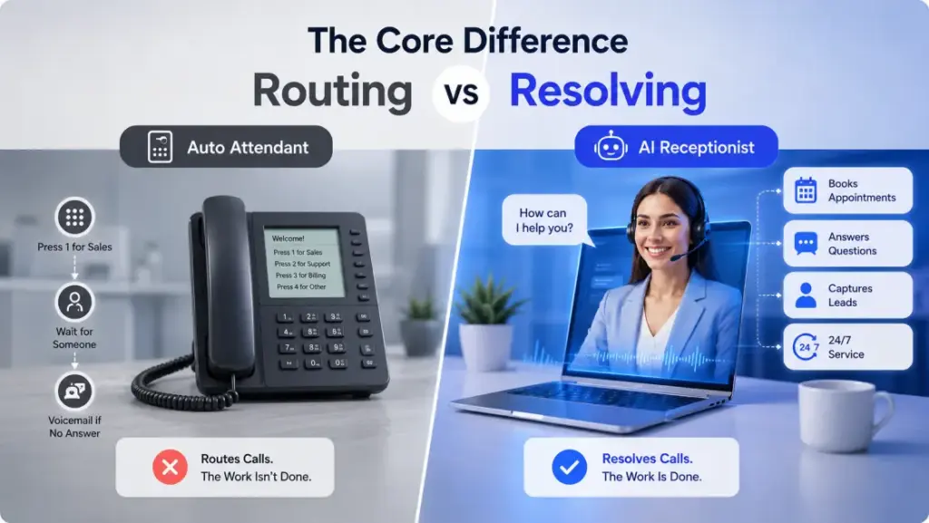 The Core Difference: Routing vs Resolving 
