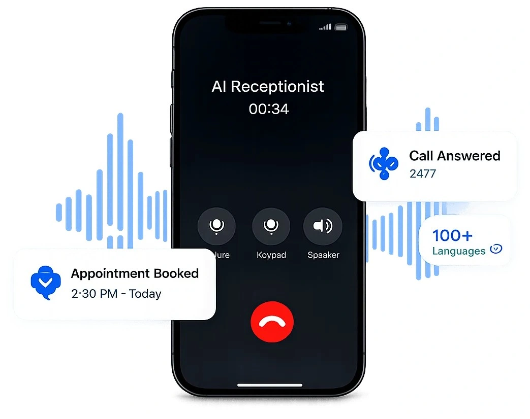 best ai receptionist for business