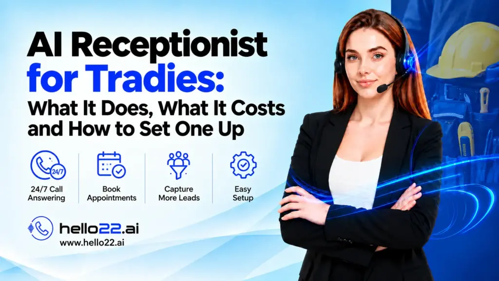 AI receptionist for tradies in Australia