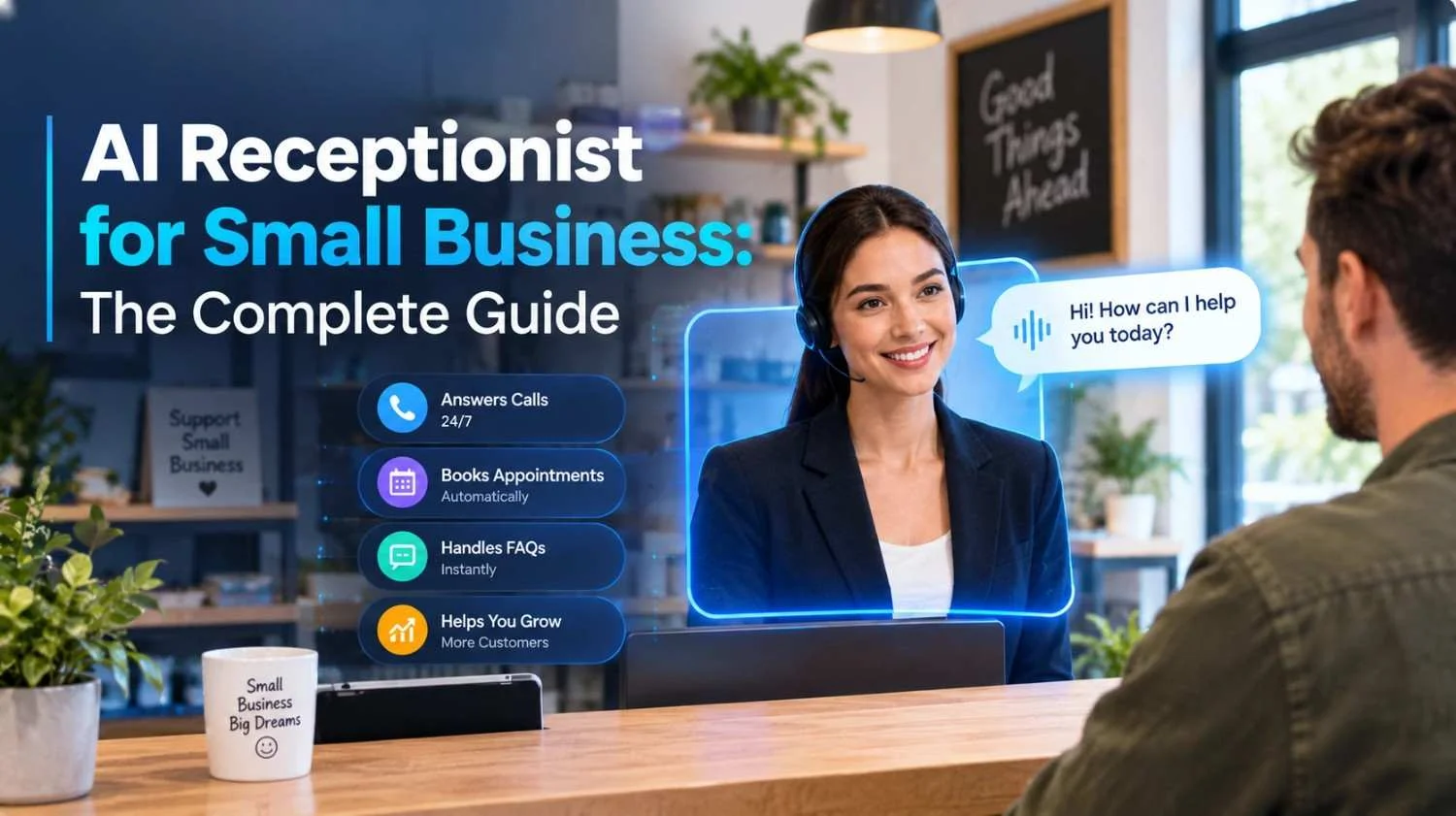 AI receptionist for small business